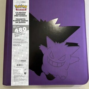 Pokemon Purple Card Binder Gengar